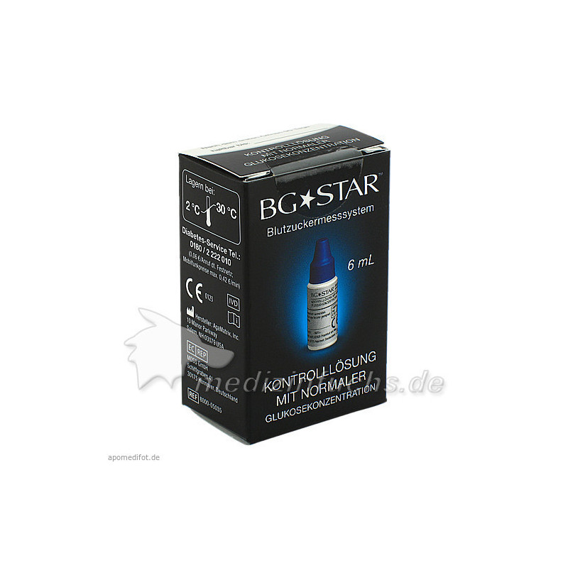 BGStar Kontroll Lösung normal, 6 ML – PZN 6581357