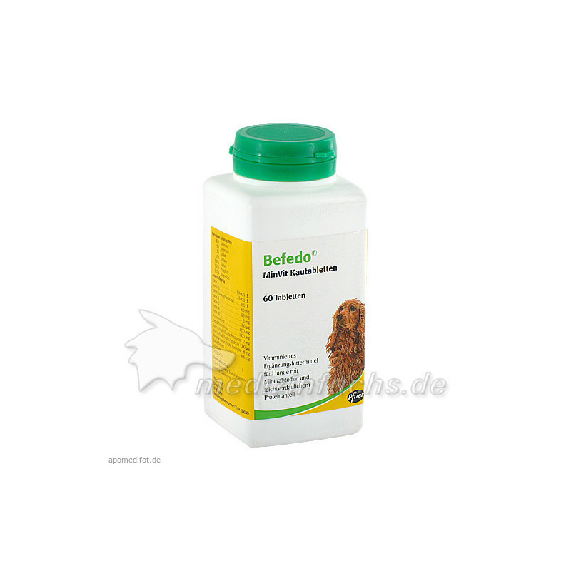 Befedo MinVit f.Hunde vet, 60 ST – PZN 1896406