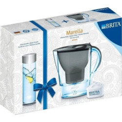 Brita Marella Cool graphite + Glas-Karaffe, 1 ST – PZN 10143657