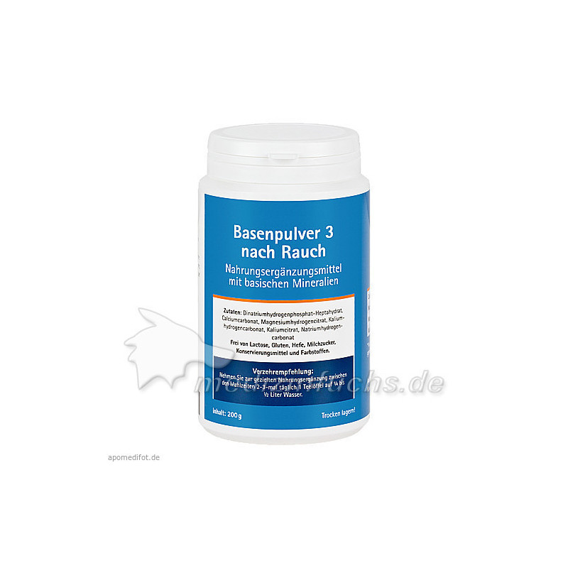 Basenpulver 3 nach Rauch, 200 G – PZN 11058942