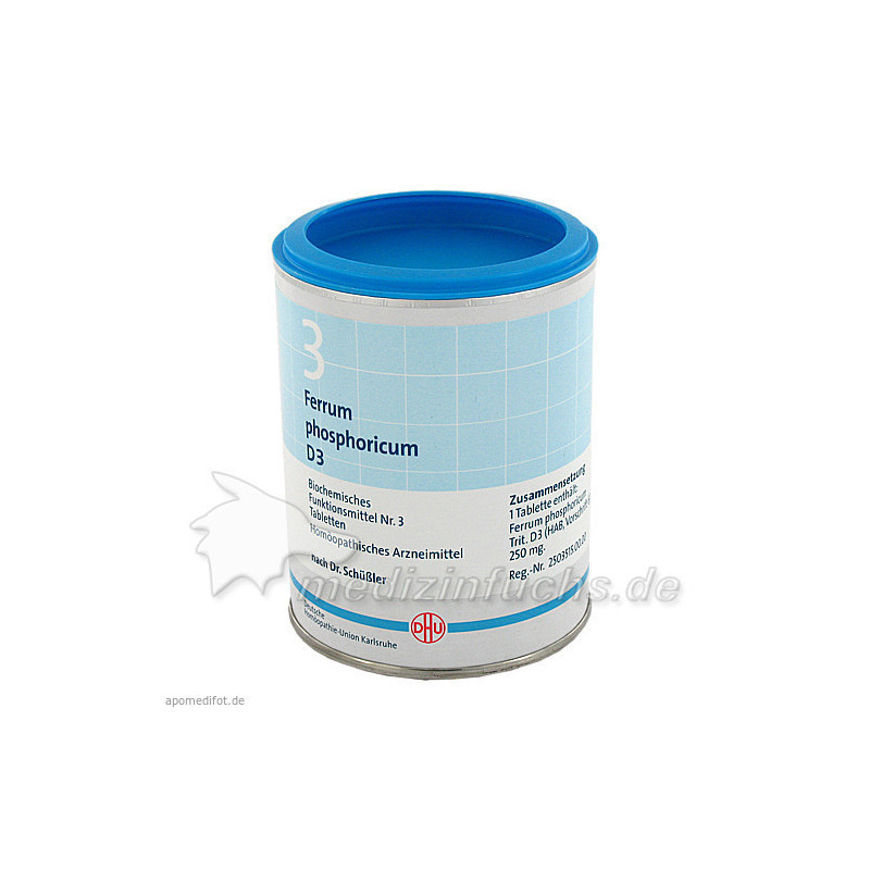 BIOCHEMIE DHU 3 FERRUM PHOSPHORICUM D 3, 1000 ST – PZN 273956