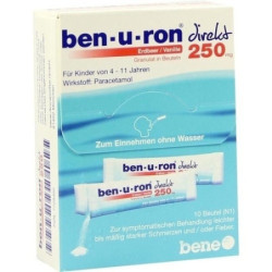 ben-u-ron direkt 250mg Granulat Erdbeer/Vanille, 10 ST – PZN 7728360