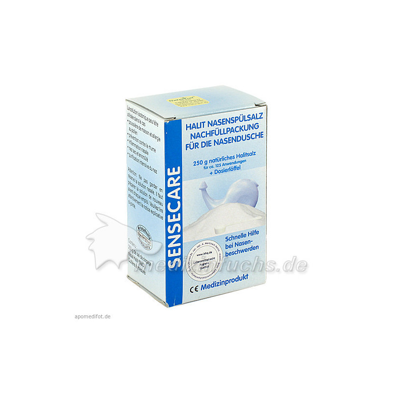 AMV Nasenspülsalz Nachfül.250g Spülsalz+Dosierlöff, 250 G – PZN 5703479