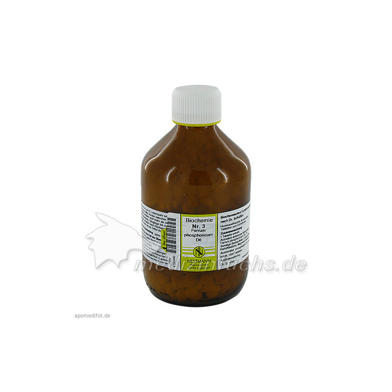 Biochemie Nestmann Nr.3 Ferrum phosphoricum D 6, 1000 ST – PZN 4130490