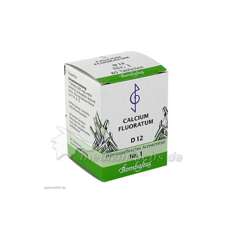 Biochemie 1 Calcium fluoratum D 12, 80 ST – PZN 4324917