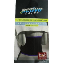 BORT ActiveColor Rueckenbandage schwarz large, 1 ST – PZN 5873431