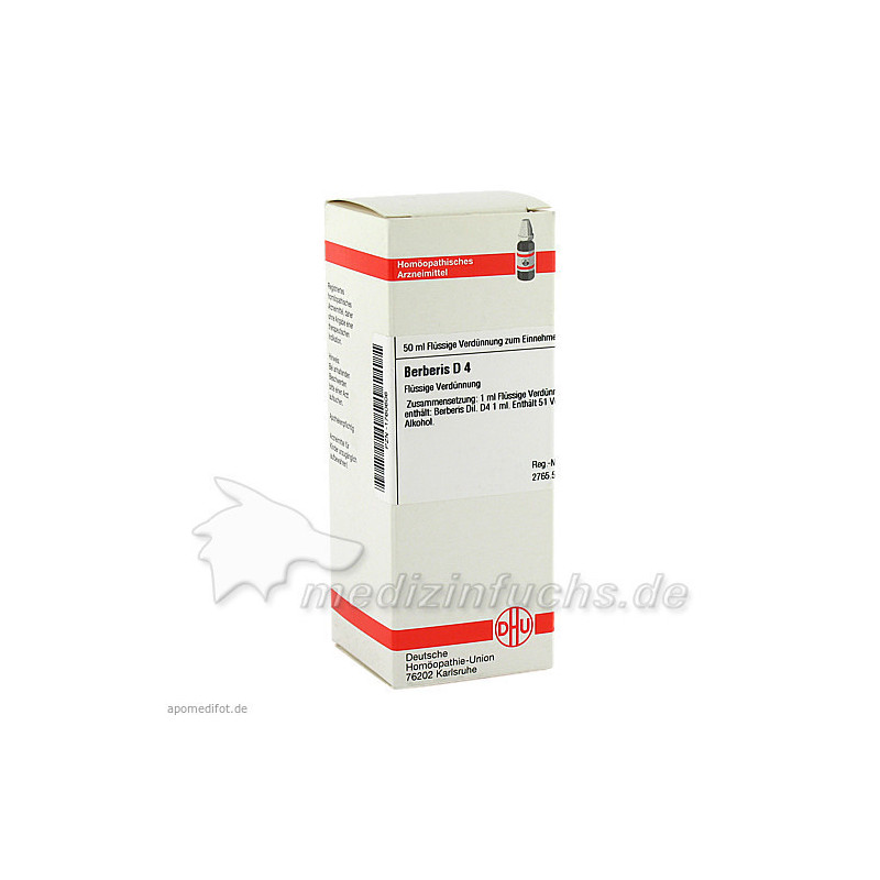 BERBERIS D 4, 50 ML – PZN 1760606