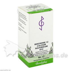Biochemie 12 Calcium sulfuricum D 12, 200 ST – PZN 1073969
