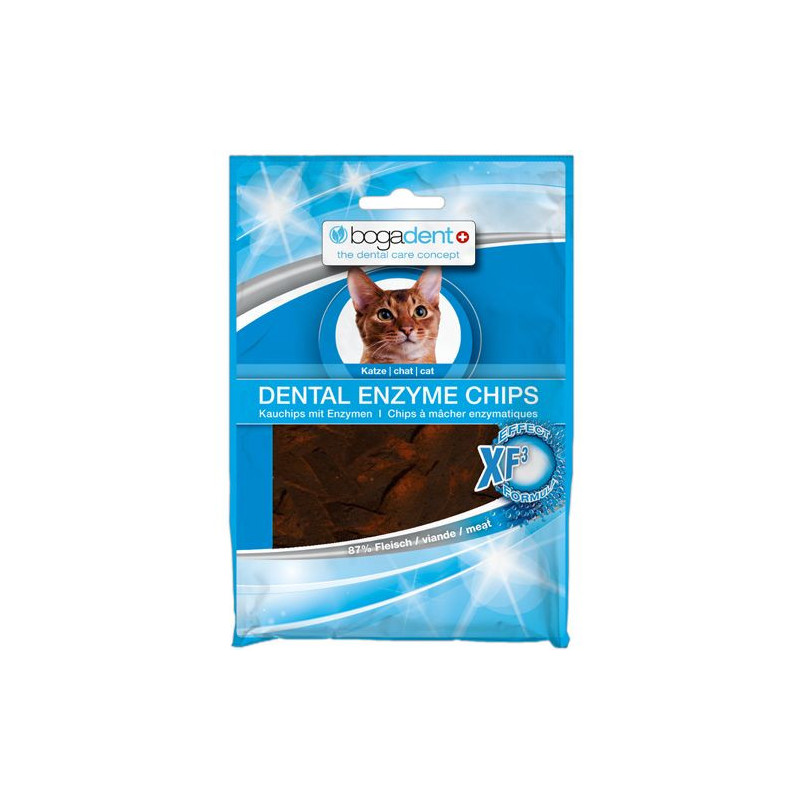 bogadent DENTAL ENZYME CHIPS Katze, 50 G – PZN 10193997