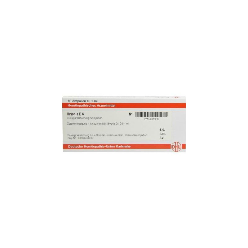 Bryonia D 6 Ampullen (10X1 ml) – PZN 2823295