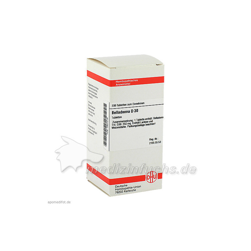 BELLADONNA D30, 200 ST – PZN 2801218