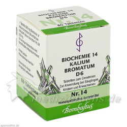 Biochemie 14 Kalium bromatum D 6, 80 ST – PZN 4324633