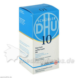 BIOCHEMIE DHU 10 Natrium sulfuricum D 6 Tabl., 420 ST – PZN 6584249