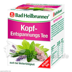 Bad Heilbrunner Kopf-Entspannungstee, 8 ST – PZN 6132582