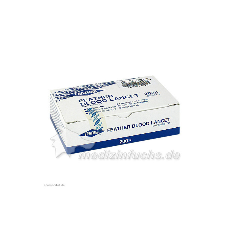 Blutlanzetten steril Feather einzeln, 200X1 ST – PZN 2741551