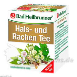 Bad Heilbrunner Hals- und Rachen Tee, 8 ST – PZN 4261223