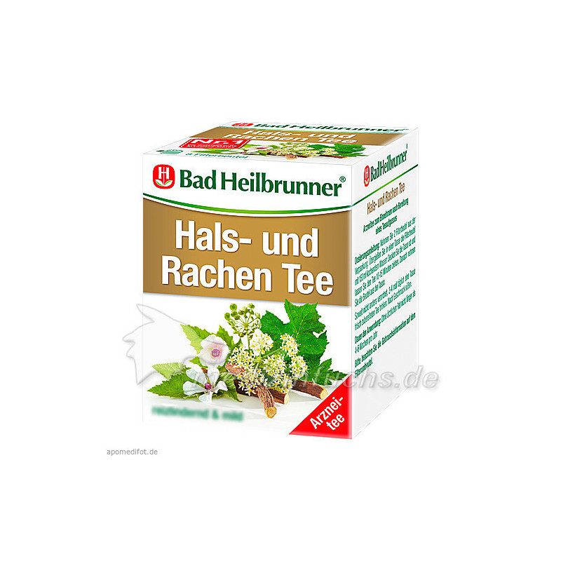 Bad Heilbrunner Hals- und Rachen Tee, 8 ST – PZN 4261223