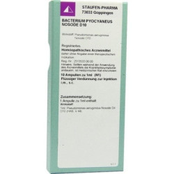 BACTERIUM PYOCYANEUS NOSODE D10, 10X1 ML – PZN 526831