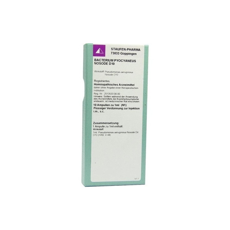 BACTERIUM PYOCYANEUS NOSODE D10, 10X1 ML – PZN 526831