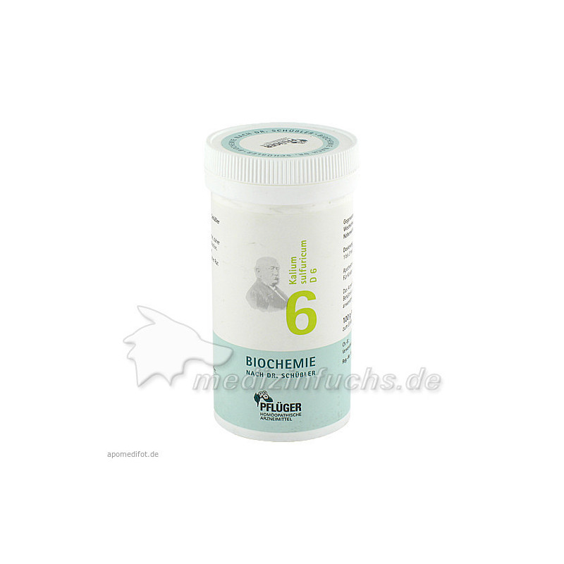 Biochemie Pflüger Nr. 6 Kalium sulfuricum D 6, 100 G – PZN 6323394