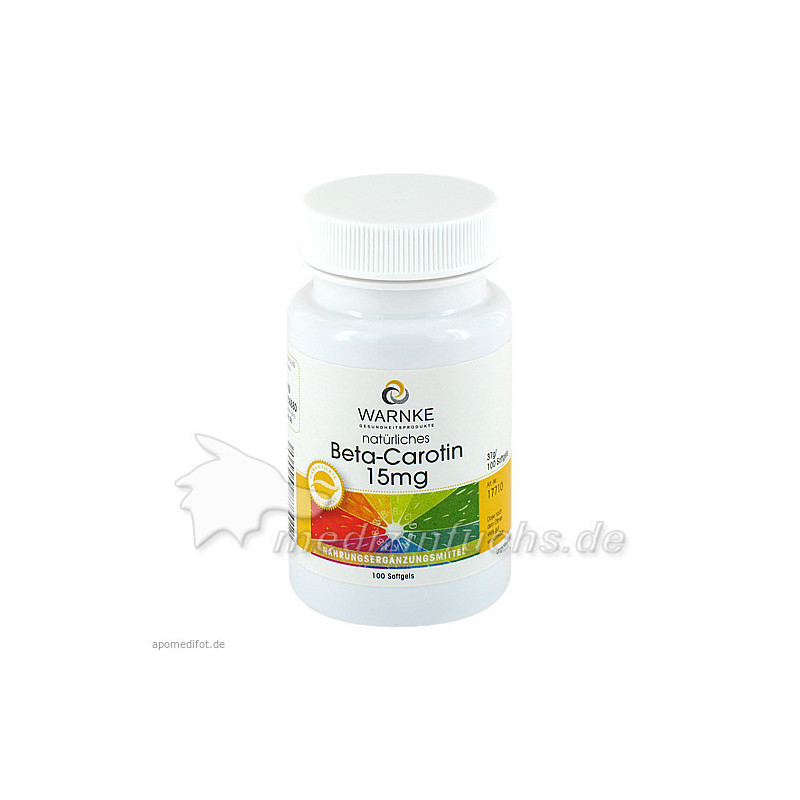 BETA CAROTIN 15mg natürlich, 100 ST – PZN 7115611