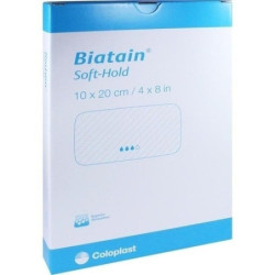Biatain Schaumverband sanft-haftend 10x20cm, 5 ST – PZN 4474172