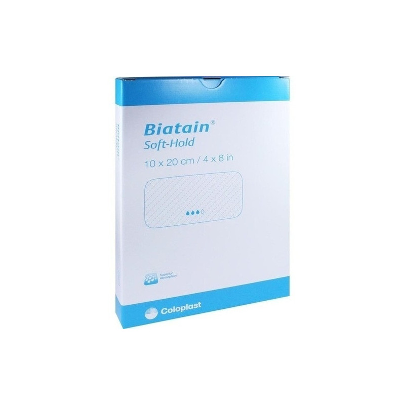 Biatain Schaumverband sanft-haftend 10x20cm, 5 ST – PZN 4474172