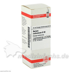 BARIUM CARB D30, 20 ML – PZN 2806345