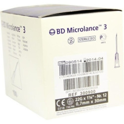 BD MICROLANCE 22G KAN 1 1/4, 100 ST – PZN 3086947
