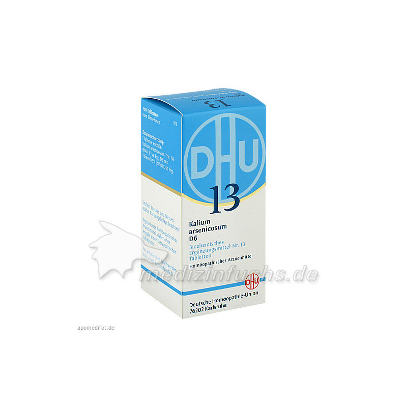 BIOCHEMIE DHU 13 KALIUM ARSENICOSUM D 6, 200 ST – PZN 2581082