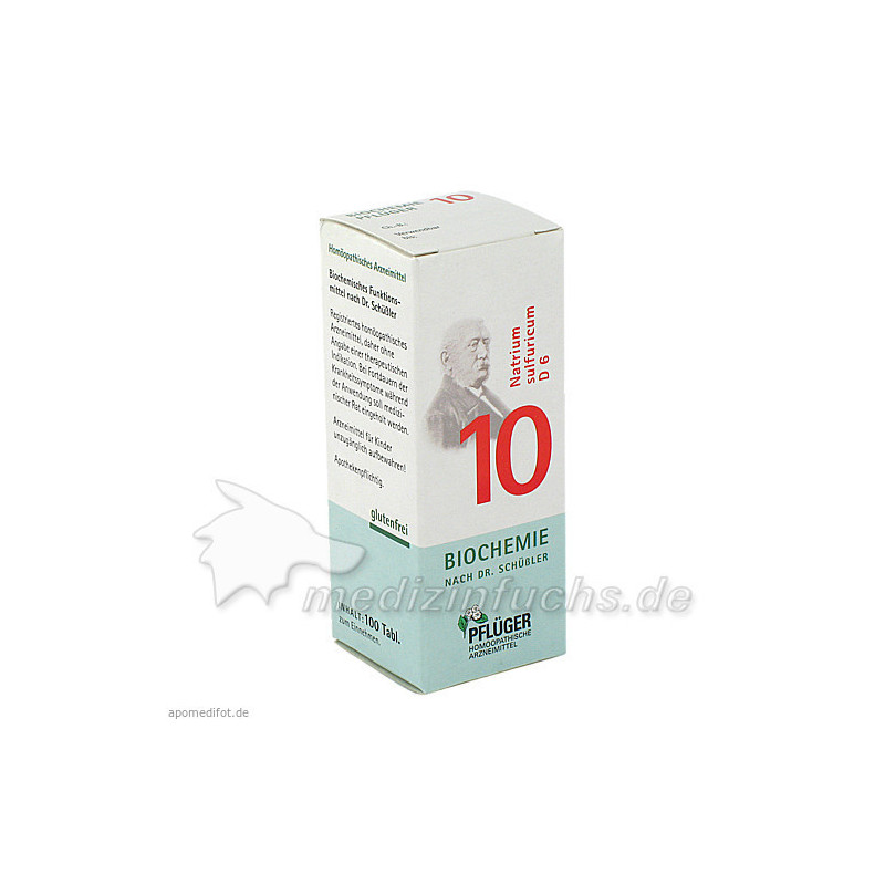Biochemie Pflüger Nr. 10 Natrium sulfuricum D 6, 100 ST – PZN 6319671