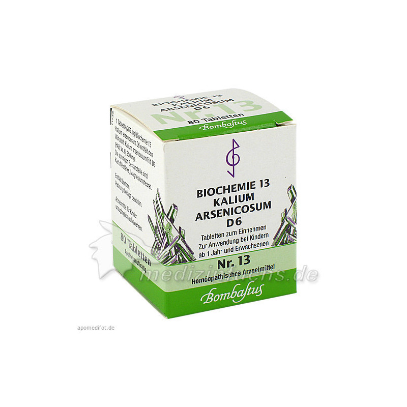 Biochemie 13 Kalium arsenicosum D 6, 80 ST – PZN 4324573