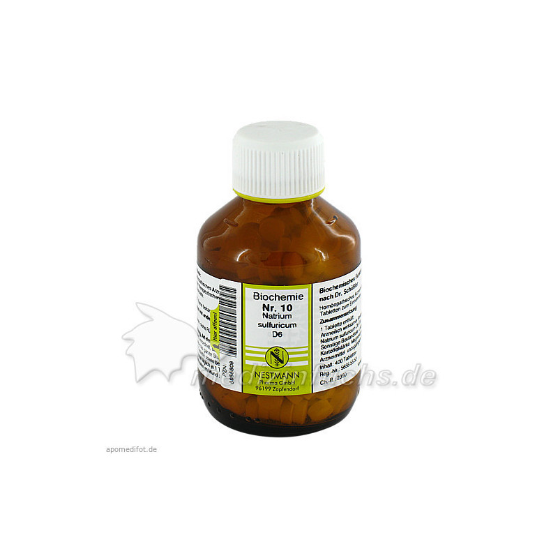 BIOCHEMIE 10 NATR SULF D 6, 400 ST – PZN 5955608