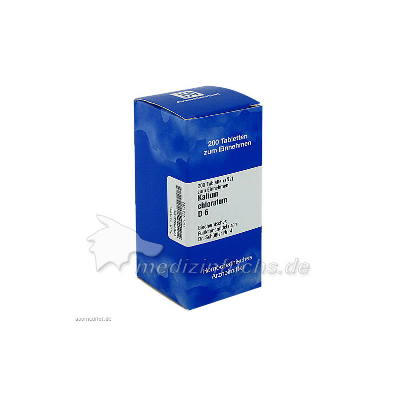 BIOCHEMIE 4 KAL CHLOR D 6, 200 ST – PZN 2734083
