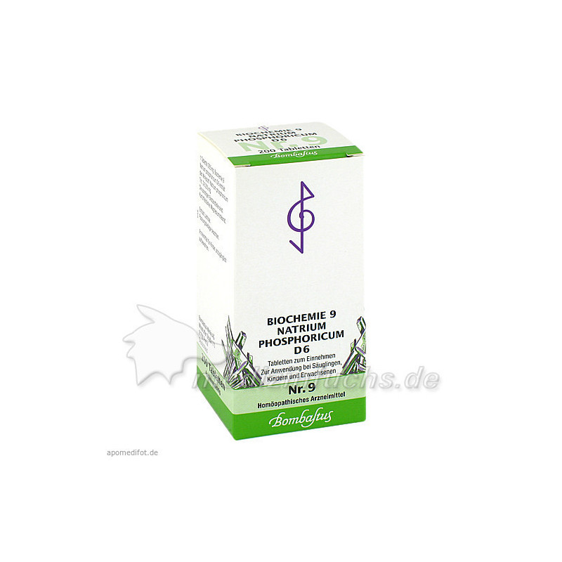 Biochemie 9 Natrium phosphoricum D 6, 200 ST – PZN 1073780