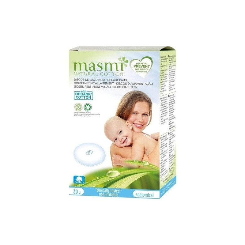 Bio Stilleinlagen mit Bio Baumwolle MASMI, 30 ST – PZN 11235999