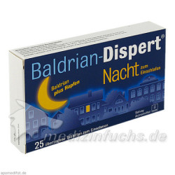 BALDRIAN DISPERT NACHT zum Einschlafen, 25 ST – PZN 2859867