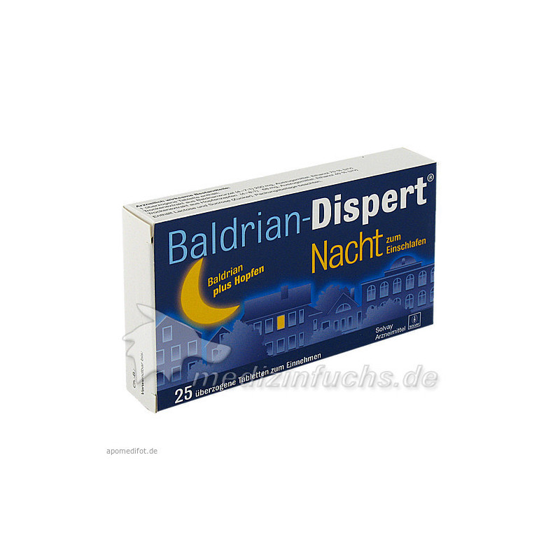 BALDRIAN DISPERT NACHT zum Einschlafen, 25 ST – PZN 2859867