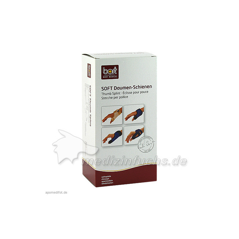 BORT SOFT Daumenschiene lang medium, 1 ST – PZN 1607431