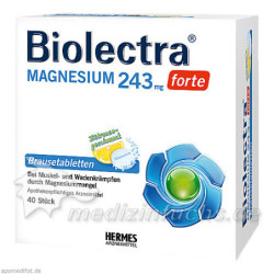 Biolectra Magnesium 243 forte Zitrone, 40 ST – PZN 6716366