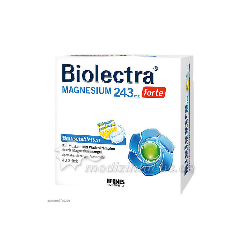 Biolectra Magnesium 243 forte Zitrone, 40 ST – PZN 6716366