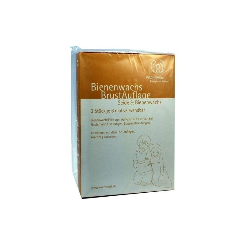 Bienenwachs-Brustauflage Nachfüll Wachswerk, 3 ST – PZN 6433349