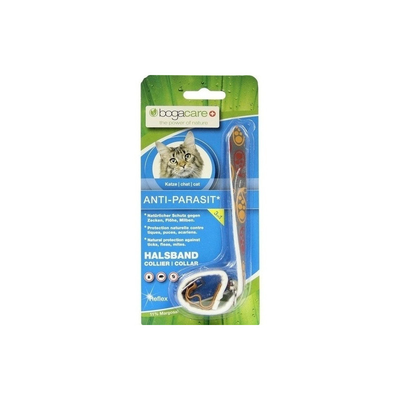 bogacare ANTI-PARASIT Vlies Halsband reflex Katze, 1 ST – PZN 7644982