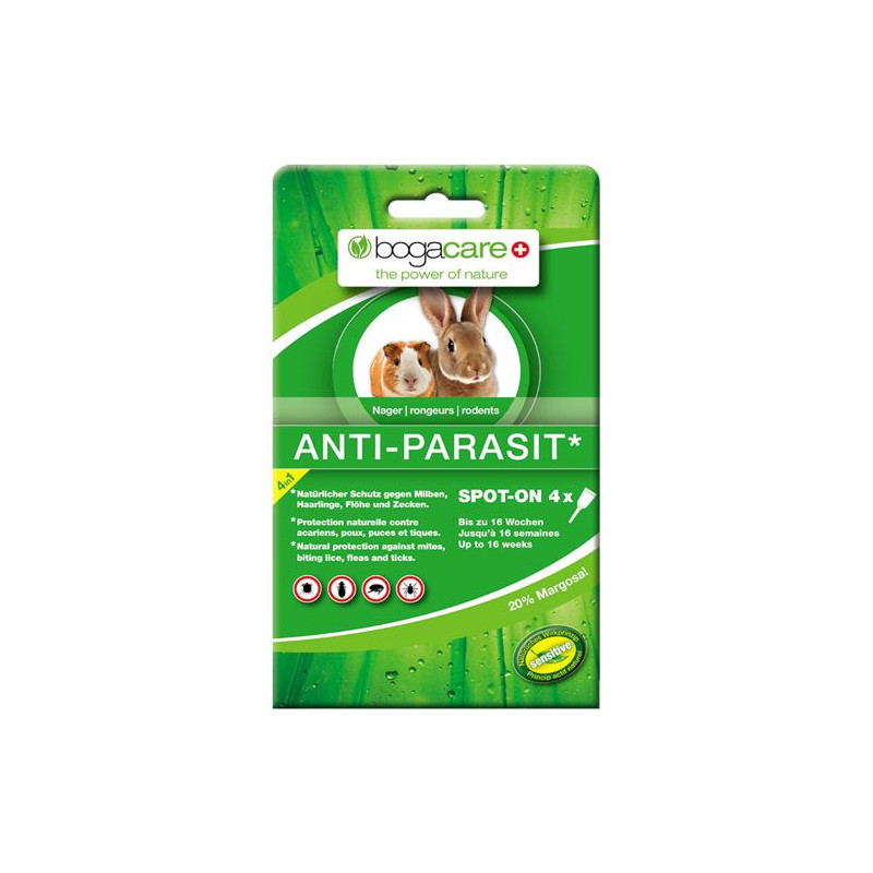bogacare ANTI-PARASIT Spot on Nager Vet, 4X0.4 ML – PZN 7757410