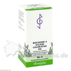 Biochemie 4 Kalium chloratum D 6, 200 ST – PZN 4325006