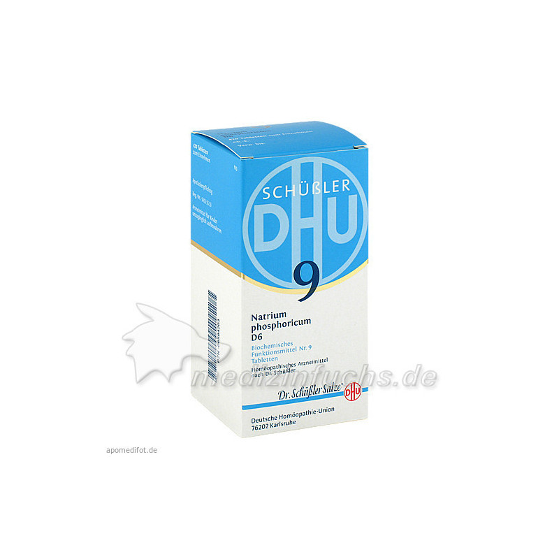 BIOCHEMIE DHU 9 Natrium phosphoricum D 6 Tabl., 420 ST – PZN 6584203