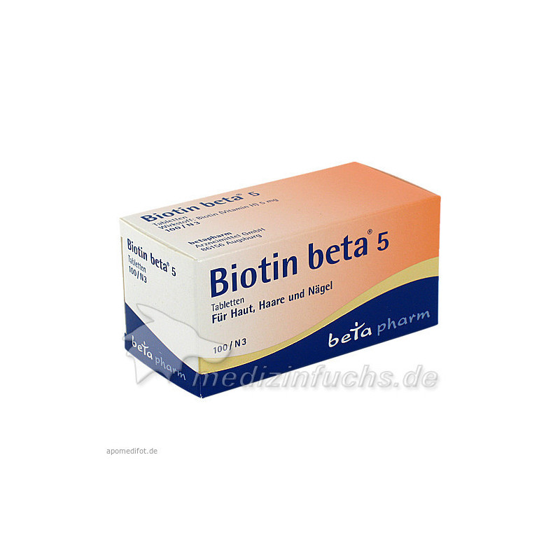 Biotin beta 5, 100 ST – PZN 1841948