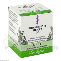 Biochemie 11 Silicea D 3, 80 ST – PZN 1074006