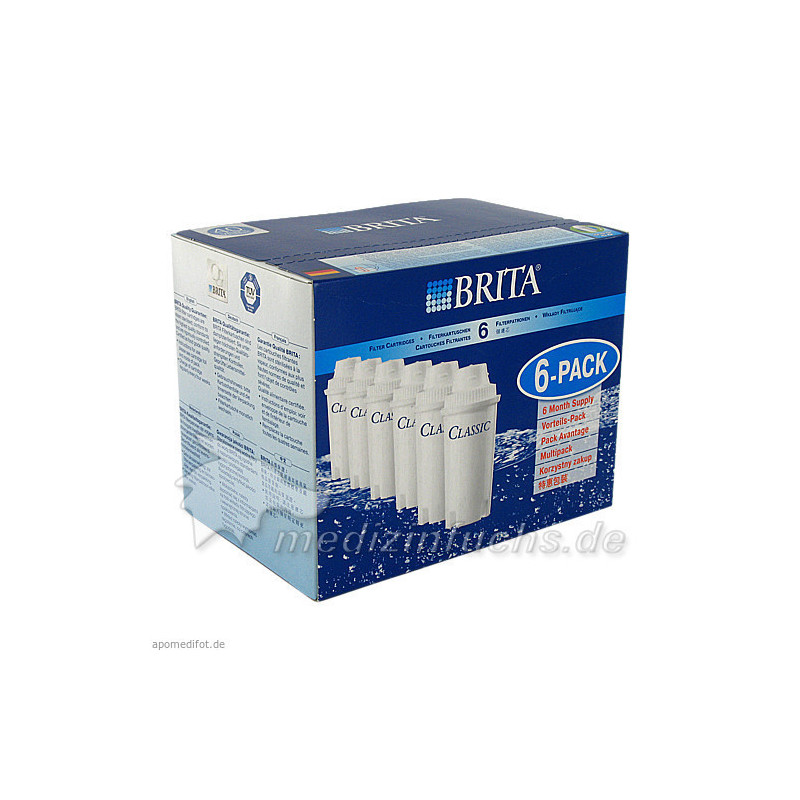 Brita Filter Classic Pack 6, 6 ST – PZN 2724647