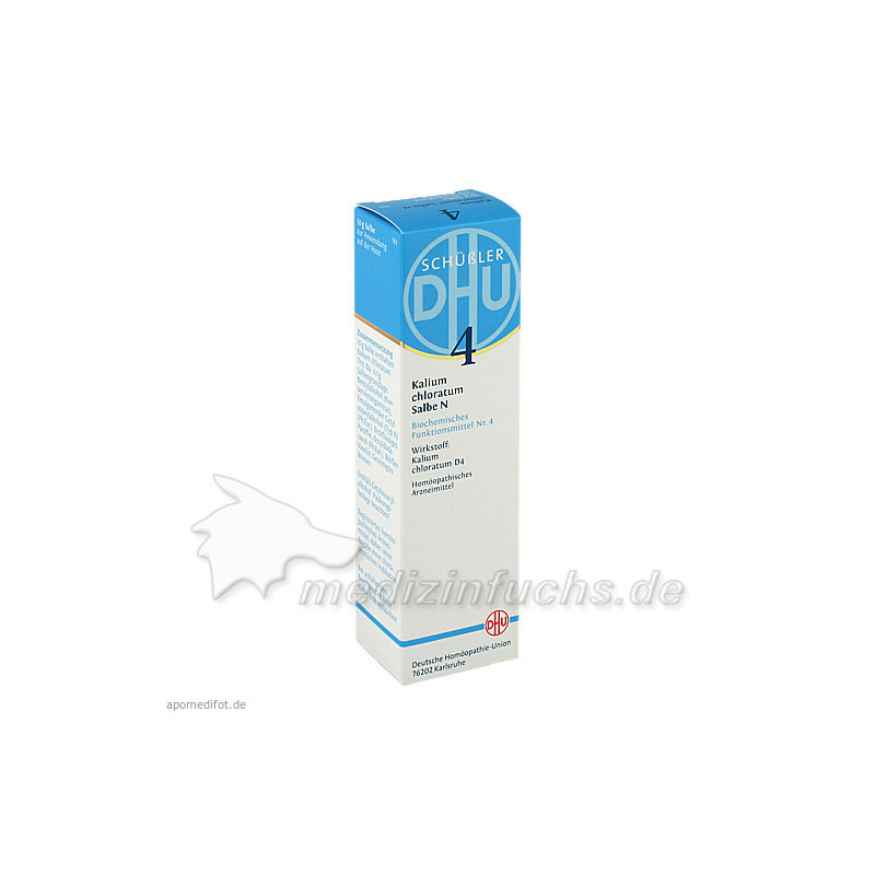 BIOCHEMIE DHU 4 KALIUM CHLORATUM N D 4, 50 G – PZN 3309040